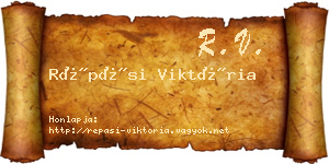 Répási Viktória névjegykártya